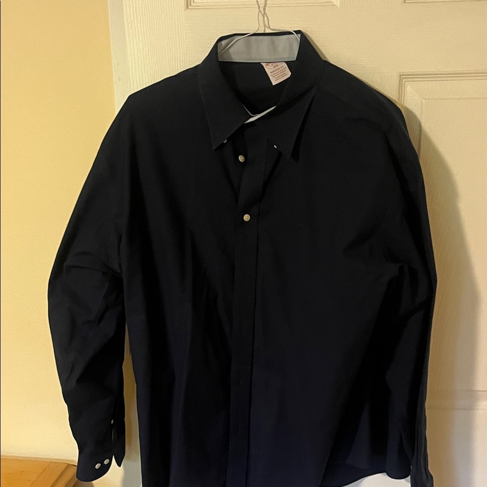 Brooks Brothers Men's Navy Dress Shirt